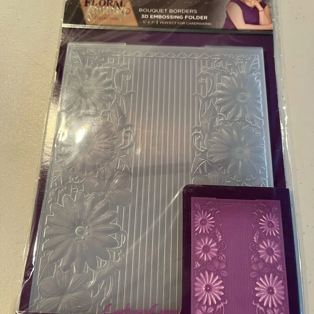 Floral 3D Embossing Folder Set - Picture 1 of 2